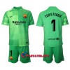 Virallinen Fanipaita + Shortsit Maalivahdin FC Barcelona Ter Stegen 1 Kolmas Pelipaita 2021-22 - Lasten